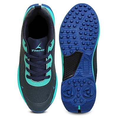 Rubber Spikes Cricket Shoes-T-Spinner 194 (Navy) Rubber Spikes Cricket Shoes-T-Spinner 194 (Navy)
