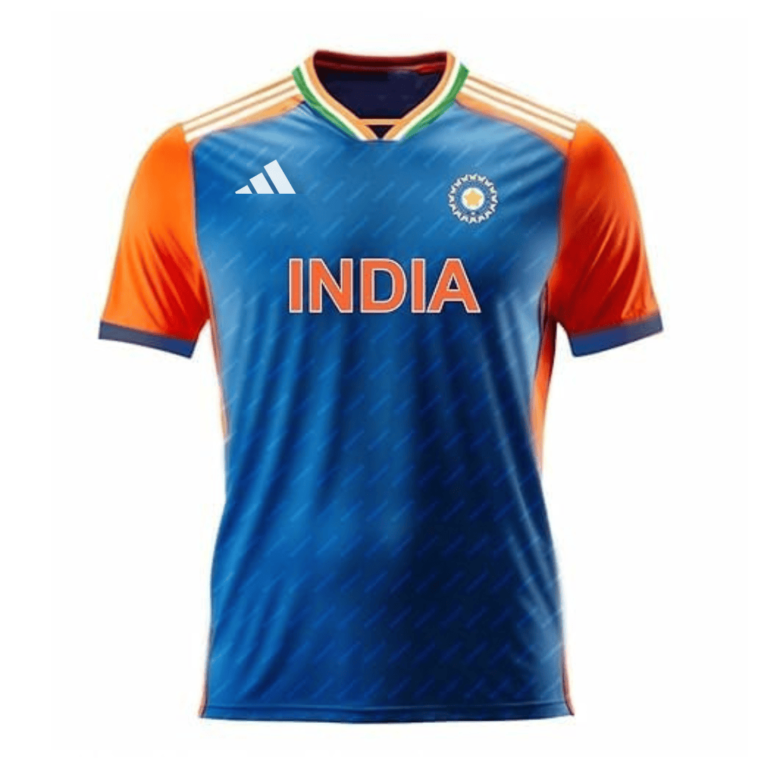 Official Indian T20 WC Jersey India Cricket Team Jersey 2024 2025 T20 Official Indian T20 WC Jersey India Cricket Team Jersey 2024 2025 T20