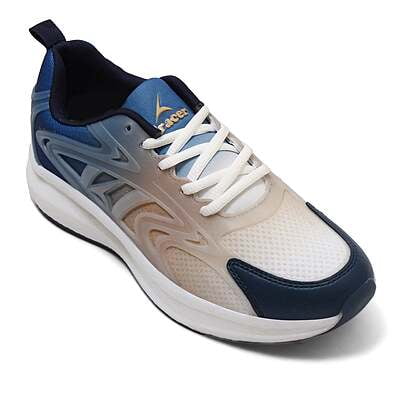 White Blue Casual Sneaker Shoe Brace 2071 White Blue Casual Sneaker Shoe Brace 2071