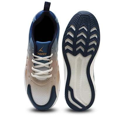 White Blue Casual Sneaker Shoe Brace 2071 White Blue Casual Sneaker Shoe Brace 2071